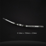 720/780 mm jalgratta juhtraua neelamiskujuline Alucanxingum jalgratta juhtraud 31,8 mm varre jaoks 720mm long silver
