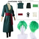Roronoas Cosplay kost&uuml;&uuml;m Anime Kimono Robe Zoro Cloak Uniform Halloweeni riided k&otilde;rvar&otilde;ngastega Comic Coni jaoks 150cm