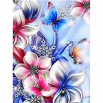 HUACANi teemantmaaling lilletikandid teemantmosaiik t&auml;iskomplekt Pilt kividest 20*30 cm