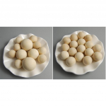 200 t&uuml;kki lahtised &uuml;mmargused puidust helmed, lahtised vahet&uuml;kid ehtekunsti meisterdamiseks 14/10 mm as described