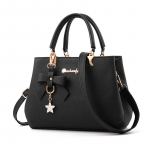 SCIONE Fashion Suure mahutavusega naiste &otilde;lakott Bowknot Crossbody k&auml;ekotid must