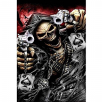 T&auml;ielik &uuml;mmargune 5D DIY teemantmaaling pealuu Admiral tikandid ristpistes 20X30CM