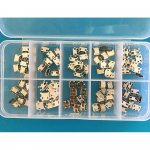 Mitme spetsifikatsiooniga mikro-USB-pistiku tihvtidega, naissoost SMT-pistikupesa komplekt 100