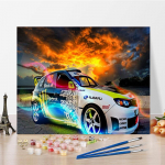 Kunst DIY maalimine numbrite j&auml;rgi Teemantmaal Kodukaunistused Numbrid Digitaalne &otilde;limaal &Otilde;limaal Hobid 40x50cm no frame