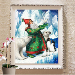 DIY 5D teemant t&auml;isring puur Rhinestone mosaiikmaal teemanttikandid ristpistes komplektid kodukaunistus Full Round 20X30CM