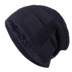 Uued stiilsed talvem&uuml;tsid meestele ja naistele Soojad soe suusam&uuml;ts Tavalise mustriga kujundus Lisa karusnahaga vooderdatud paks kootud m&uuml;ts Kapoti m&uuml;ts 54cm-62cm must