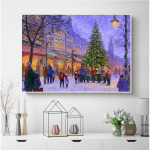 5D DIY Teemantmaaling Teemanttikandid Ristpistes Mosaiik Kodukaunistuse kingitus Full Round 20X30CM