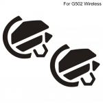 2 hiirekattega &uuml;mbrise uisud Padjade komplektid Logitechi G502 jaoks Wireless*
