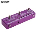 MOSKY RC5 6-in-1 kitarri mitme efektiga pedaalireverb + koor + moonutus + &uuml;lek&auml;igukast + v&otilde;imendus + lilla
