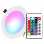 5 W LED-i s&uuml;vistatav valgustus allvalgusti IR-kaugjuhtimispuldiga 16 v&auml;rvi ja 4 vilkuvat režiimi, h&auml;mardatav 12W light & remote