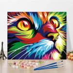 L&otilde;uend Kodukaunistus Kunst Digitaalne &otilde;limaal Numbrid &Otilde;limaal DIY V&auml;rv numbrite j&auml;rgi 40x50cm no frame