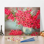 Maalimine numbrite j&auml;rgi DIY digitaalne &otilde;limaal K&auml;sitsi maalitud dekompressioonl&otilde;uendi maalimine kodukaunistus 40x50cm no frame