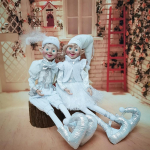 Uued j&otilde;ulup&auml;kapikk pl&uuml;&uuml;sist m&auml;nguasjad Kodukaunistus Paar p&auml;kapikud p&uuml;hadenukud m&auml;nguasi uusaastakingitus lastele toakaunistus Navidad Natal Xmas