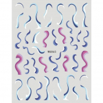 Water Wave K&uuml;&uuml;nekleebised Kleebised K&uuml;&uuml;nekaunistus Veekindel DIY manik&uuml;&uuml;r