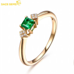 SACE GEMS Klassikaline vasesulamist tsirkoonist s&otilde;rmus Naiste ehted Pulmalubaduse peokingitus open