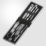 777 Three Seven Silver Nail Clippers 8 Pieces Beauty Set TS-920C Made in Korea