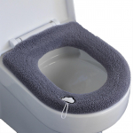 Paks WC istme kate istmepadjad Vannitoa WC padi WC istmepadi soojem padi pehme tumehall v&auml;rv