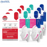 Mediheal A-Zero Shot Pharmask, Tension Flex Hydra Mask ja Tension Flex rahustav mask, 25 g. x 3 / 9 / 10 tk - Korea nahahooldus 25 g. x 9 pcs
