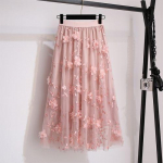 S&uuml;gistalvine naiste k&otilde;rge v&ouml;&ouml;kohaga vabaaja pika seelikuga riided v&otilde;rkp&auml;rlitega kesk s&auml;&auml;reosa seelikud naistele pikad seelikud naistele one size