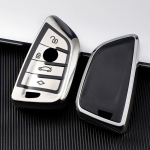 Tpu auto kaugjuhtimispuldi v&otilde;tme&uuml;mbrise katte korpuse pult BMW G20 G30 X1 X3 X5 X6 X7 G11 G15 F15 F16 G01 G05 1 3 5 6GT 7-seeria tarvikud 3 button key case punane
