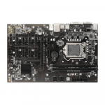 B250 BTC-12P emaplaat 2 DDR4 m&auml;lupesaga 11 PCI-E 1X pesa VGA+DVI portide tugi LGA1151 must