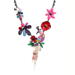 Les Tr&eacute;sors De Lily [R6097] &ndash; disainerkaelakee  Lilipoupettes  (paabulind) mitmev&auml;rviline roos - 13x5 cm Heleroosa