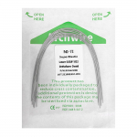 10 tk/pakk Ortodontiline hambaravi &uuml;lielastne munakujuline Niti &uuml;mmargune/ristk&uuml;likukujuline kaare juhtmed Dental Niti kaare traat Ovoid 16x22 Lower