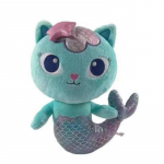 25 cm multifilm topitud loomad Gabby nukumaja pl&uuml;&uuml;sis m&auml;nguasi Mercat merineitsi kass merineitsi pluus nukud lastele s&uuml;nnip&auml;evakingitused pink mermaid（25cm）