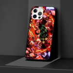 Jaapani Anime Demon Slayer &uuml;mbris iPhone'ile 14 11 13 Pro Max 12 Mini Xr 7 8 Plus Se 2020 Xs 6 6s + Coque must pehme telefoni kaas iPhone 14 Pro Max