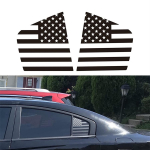 Eell&otilde;igatud kvartali aknaga Ameerika lipu kleebised 2011-2022 Dodge Chargerile