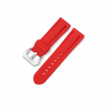 22 24mm 26mm kellarihm asendus Pehme rihm Panerai jaoks PAM Fat Sea meeste kummist rihm kella tarvikud silikoonist randmerihm 24mm punane