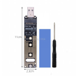 Kahe protokolliga M2 Ssd tahvel M.2 USB-adapterisse M.2 Nvme Pcie Ngff Sata M2 kaart 2230 2242 2260 2280 Nvme/sata M.2 Ssd adapteri jaoks M.2 SSD USB Adapter