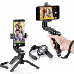 Juhtmeta nutitelefoni statiivi k&auml;epide Stabiliseeri Saada selfie kaugjuhtimispult