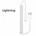 66 W &uuml;likiire laadimisega auto vedruandmekaabel sobib Huawei xiaomi samsung IPhone Typec Androidi pikendatud teleskooplaadimiskaabli jaoks Micro-1.8M