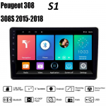 Autoraadio Peugeot 308 308S jaoks 2015-2018 Juhtmevaba Carplay auto multimeediumipleier intelligentne s&uuml;steem Android WIFI GPS-navigatsioon 2+32GB 1+16GB