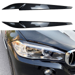 2tk ABS Gloss esituli kurjad kulmud silmalaud BMW F15 F16 G05 G06 X5 X6 25d 30d 40e M50i M450d x-Drive 2013-2022 jaoks F15 F16 Carbon Look gray