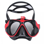 Professionaalne veealune mask kaamera sukeldumismask ujumisprillid snorkel sukeldumiskaamera hoidik GoPro jaoks punane