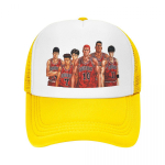 Cartoon Korvpalli Anime Slam Dunk Pesapallim&uuml;ts Unisex WoUnisex hingav Trucker Hat Performance Snapback M&uuml;tsid Suvem&uuml;tsid Trucker Hat