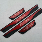 For BYD Atto 3 2022 2023+ Special Modified Ultra-thin Welcome Pedal Threshold trim Strip Gate Slot Pad Accessories Car
