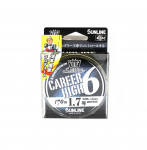 Sunline PE Line X6 Career High 6 Braid 170 m PE 1,7 30 naela kollane (6818) helekollane v&auml;rv