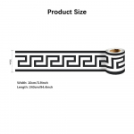 Isekleepuv v&ouml;&ouml;joon dekoratiivne riba Vannitoa p&otilde;randaliistud p&otilde;randaplaadid veekindlad koorimis- ja seinakleebis