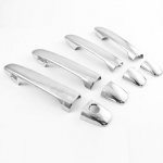 For Subaru LEGACY Liberty 2015- Sixth generation Glossy chrome silver side Door Handle Covers Trims 2018 2016 without smart entry