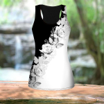 3D-sinise roosiprintiga naiste treeningjooga j&otilde;usaali tr&uuml;kitud suves&auml;rgid Suures suuruses vestid XS must