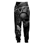 Kevad-s&uuml;gis meeste p&uuml;ksid mood p&uuml;ksid vabaaja mees sport pealuu 3D prinditud t&auml;navar&otilde;ivad dressip&uuml;ksid suures suuruses meeste riided S-6XL 6XL black
