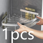 Vannitoa riiulid Puurimata seinakinnitus nurgariiul du&scaron;i hoiuraami hoidik WC-&scaron;ampooni korraldaja Vannitoatarvikud 1pcs