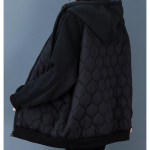 Mantlid naistele jakk S&uuml;gistalv naistele Paksendatud sametist tuulejakk Naiste avar vabaaja mantel XXL must