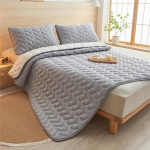 Veekindel kattemadrats Antibakteriaalne ja lestakindel voodimatt libisemiskindel madratsikate Veekindlad paksud tepitud voodikatted(Padjap&uuml;&uuml;rid puuduvad ) 200x220cm(78.74x86.6inch)