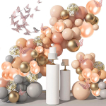 P&otilde;sepuna Butterfly &otilde;hupallid Garland Arch Kit Lateks Ballon S&uuml;nnip&auml;evapeo Sisustus Lapsed T&auml;iskasvanute Pulma &Otilde;hupallid Baby Shower Decor Ballon