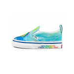 Vans SpongeBob SquarePants x Slip-On Velcro Toddler Imaginaaation Beebi tossud Sinised mitmev&auml;rvilised VN000UBSZAW 26.5