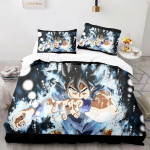3PC-SET Dragon Ball 3D-prinditud Dragon Ball super s&uuml;nnip&auml;evakingitus t&uuml;drukutele lastele, poistele, tekikate 135x200CM--2PC
